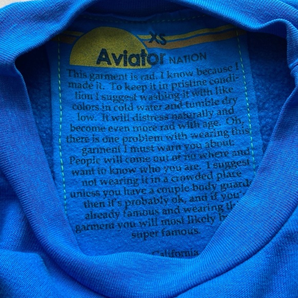 AVIATOR NATION ❤️🧡💛 Sweatshirt - Picture 7 of 8